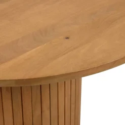 Wohnen Runder Säulentisch im Skandi Design - Ilvenda