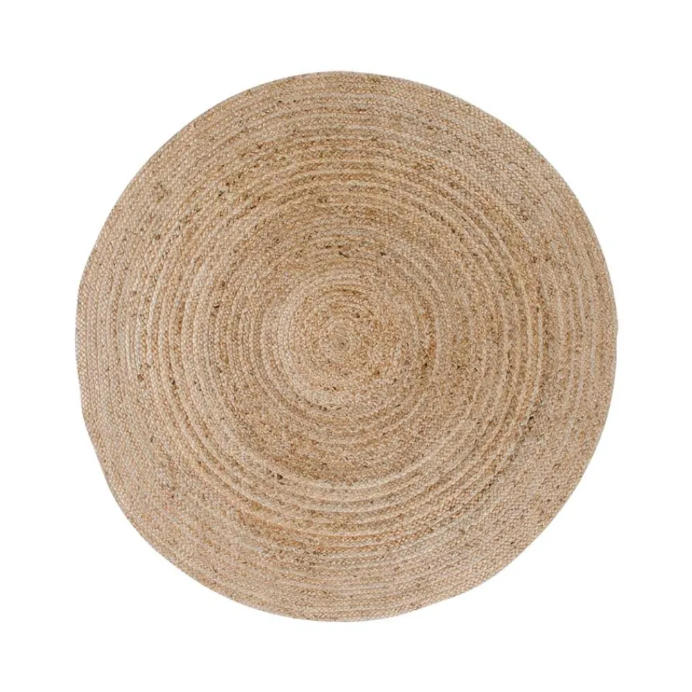 Wohnen Teppiche*Runder Teppich aus Jute Natur - Nabrosia