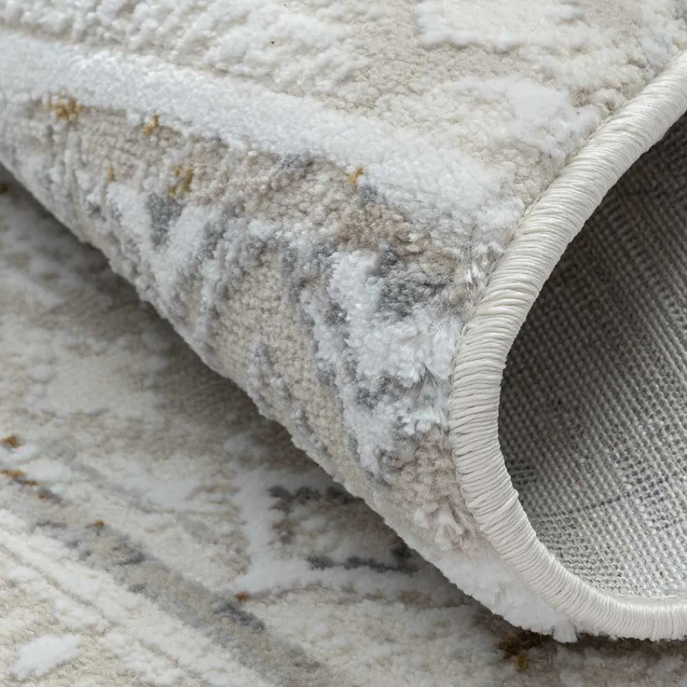 Wohnen Runder Teppich im Ethno Design - Accaro