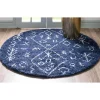 Wohnen Runder Teppich mit Ethno Muster - Myron