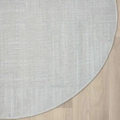 Wohnen Runder Teppich mit Hoch-Tief-Struktur - Neverdo