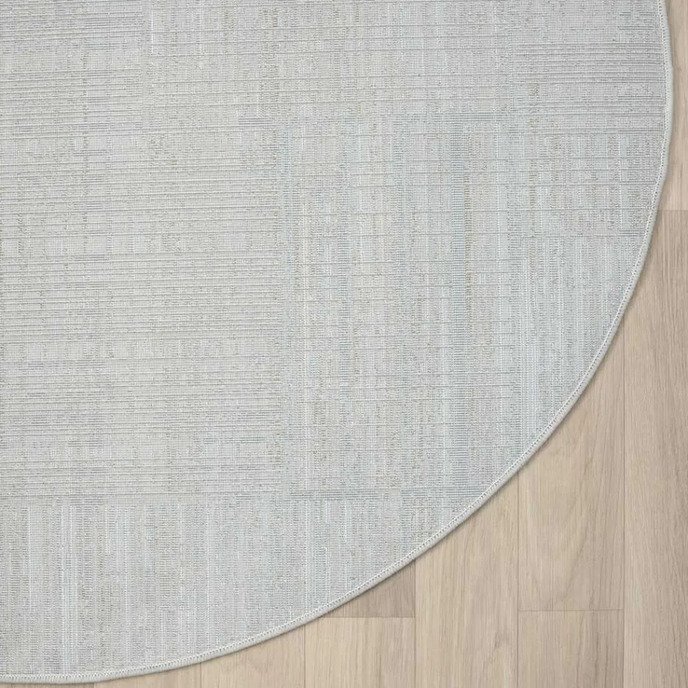 Wohnen Runder Teppich mit Hoch-Tief-Struktur - Neverdo