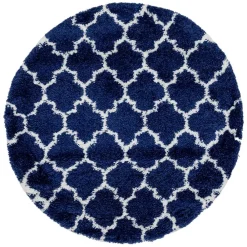 Wohnen Teppiche*Runder Teppich mit hohem Flor 150 cm - Cranita