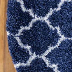 Wohnen Teppiche*Runder Teppich mit hohem Flor 150 cm - Cranita