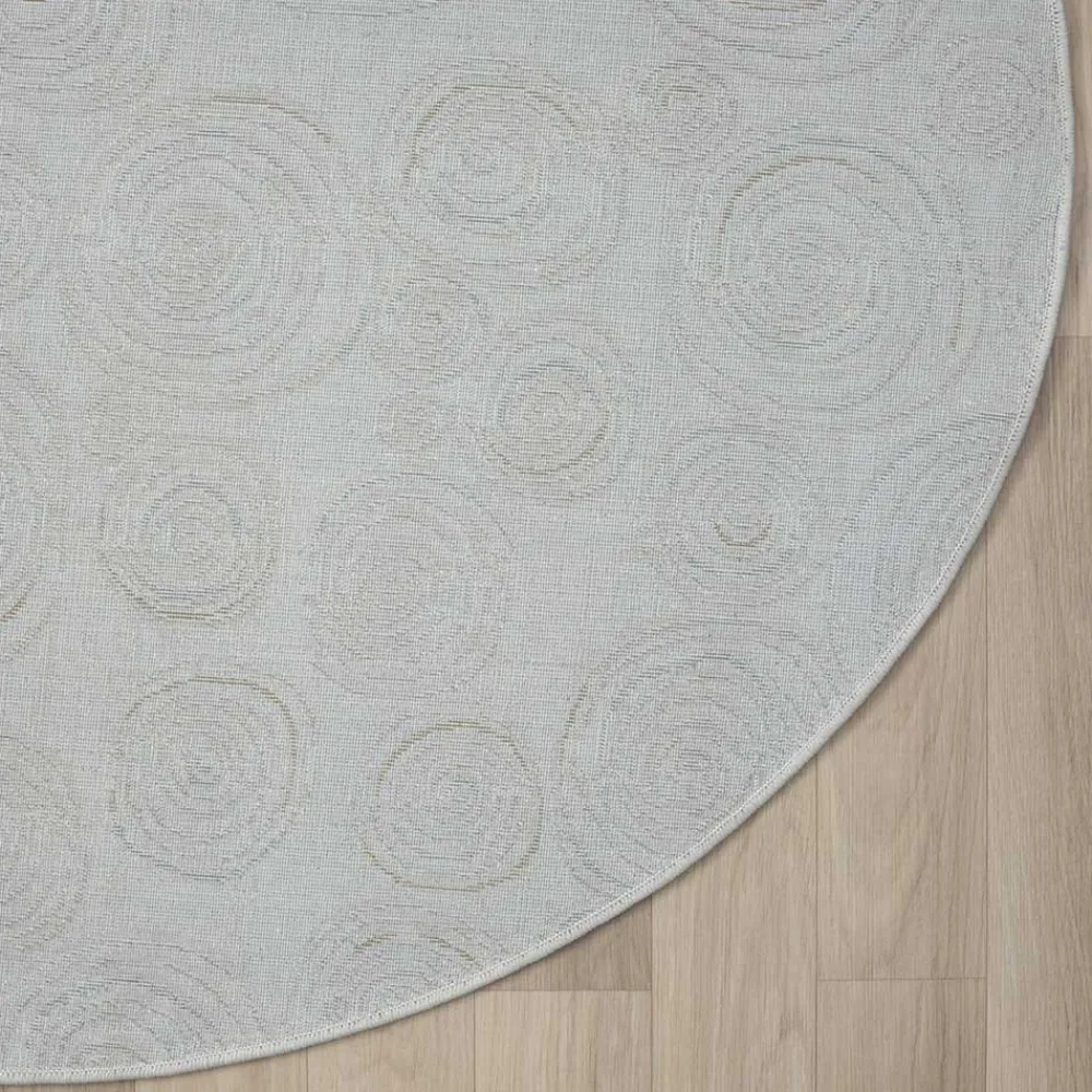 Wohnen Runder Teppich mit Spiralmuster - Sesedra