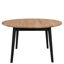 Wohnen Skandinavische Möbel*Runder Tisch mit Eichenholzplatte - Cinandra