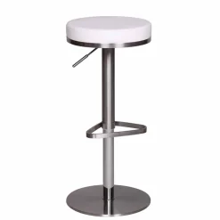 Wohnen Runder Tresenhocker Janetta mit Höhenverstellung