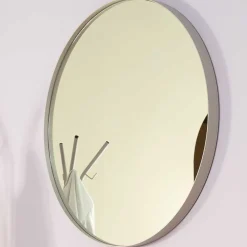 Wohnen Runder Wandspiegel in Taupe - Andrac
