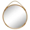 Wohnen Runder Wandspiegel mit Rattan Rahmen - Lianessa