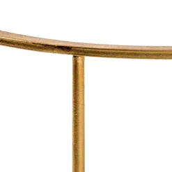 Wohnen Glasmöbel|Telefontische*Runder Wohnzimmer Tisch mit Glas & Spiegelglas - Alisa