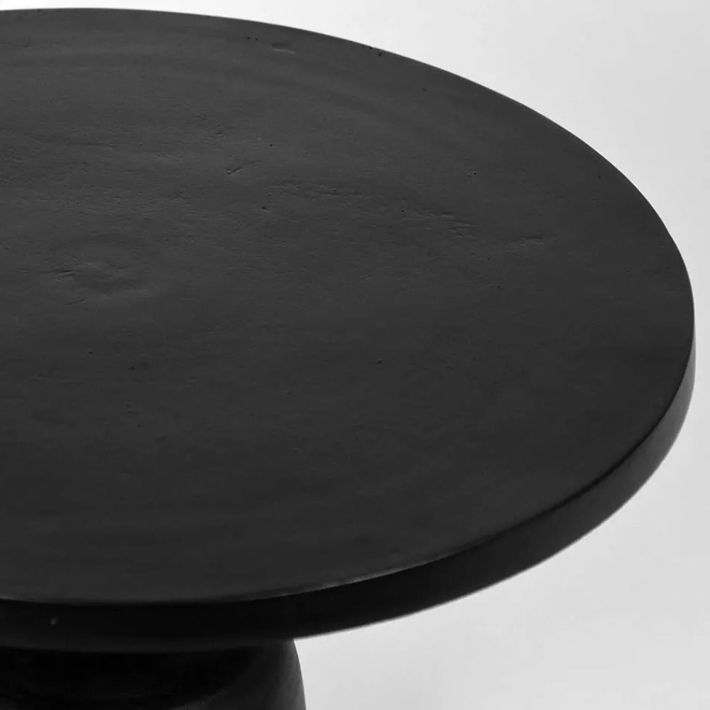 Wohnen Runder Wohnzimmertisch auf Säulengestell - Talateo