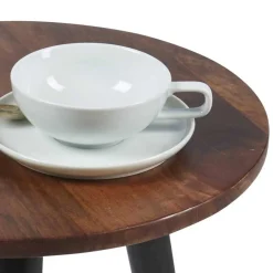 Wohnen Loft Möbel|Industrial Möbel*Runder Wohnzimmertisch mit 3-Fußgestell - Devanico