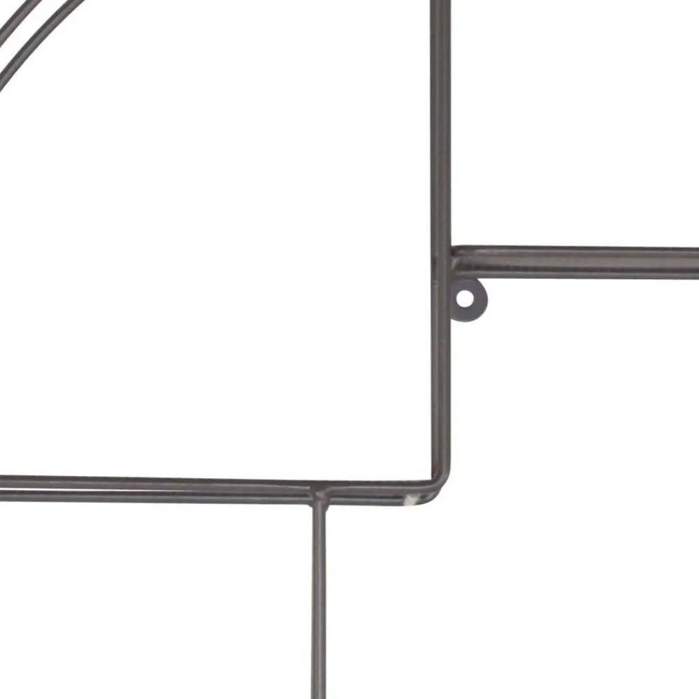 Wohnen Graue Möbel|Esszimmerregale*Rundes Hängeregal in Grau - Vacances