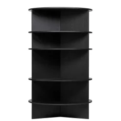 Wohnen Massivholzmöbel|Wohnzimmer-Regale*Rundes Standregal aus Esche Massivholz - Nircana