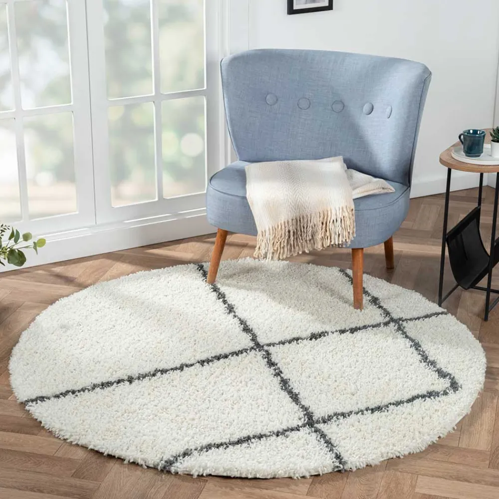 Wohnen Rundteppich mit Hochflor - Gotamy