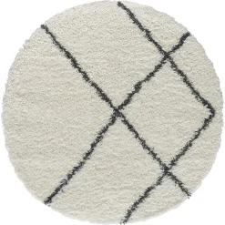 Wohnen Rundteppich mit Hochflor - Gotamy