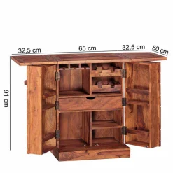 Wohnen Esszimmerschränke*Rustikale Hausbar Carmos in Schrank Form