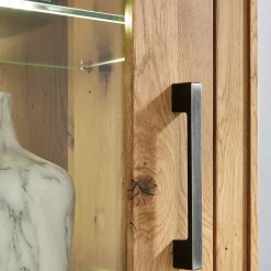 Wohnen Rustikale Schrankwand Troncon aus Wildeiche (vierteilig)