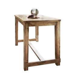 Wohnen Bartische*Rustikaler Bartisch aus Mangobaum Massivholz - Facheto