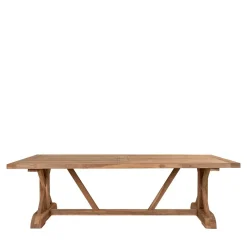 Wohnen Rustikaler Gartentisch aus Teak Massivholz - Acess