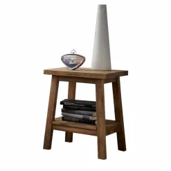 Wohnen Rustikaler Nachttisch Lacuisia aus Wildeiche geölt