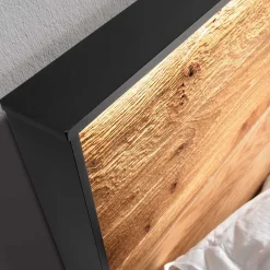 Wohnen Rustikales Design Bett auf Kufen - Claas