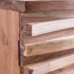 Wohnen Küchenschränke|Sideboards & Kommoden*Rustikales Design Sideboard Pisino aus Holz Akazie massiv