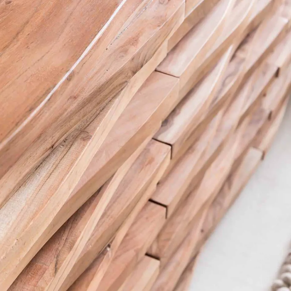 Wohnen Küchenschränke|Sideboards & Kommoden*Rustikales Design Sideboard Pisino aus Holz Akazie massiv
