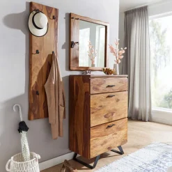 Wohnen Garderoben|Garderoben*Rustikal-moderne Flurmöbel Kombi - Elmin (dreiteilig)