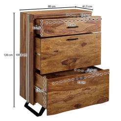 Wohnen Garderoben|Garderoben*Rustikal-moderne Flurmöbel Kombi - Elmin (dreiteilig)