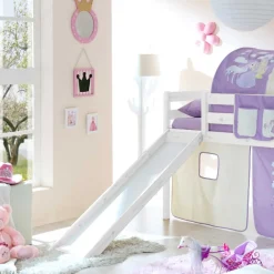 Wohnen Kindermöbel|Kinderbetten*Rutschbett Samantra im Prinzessin Design
