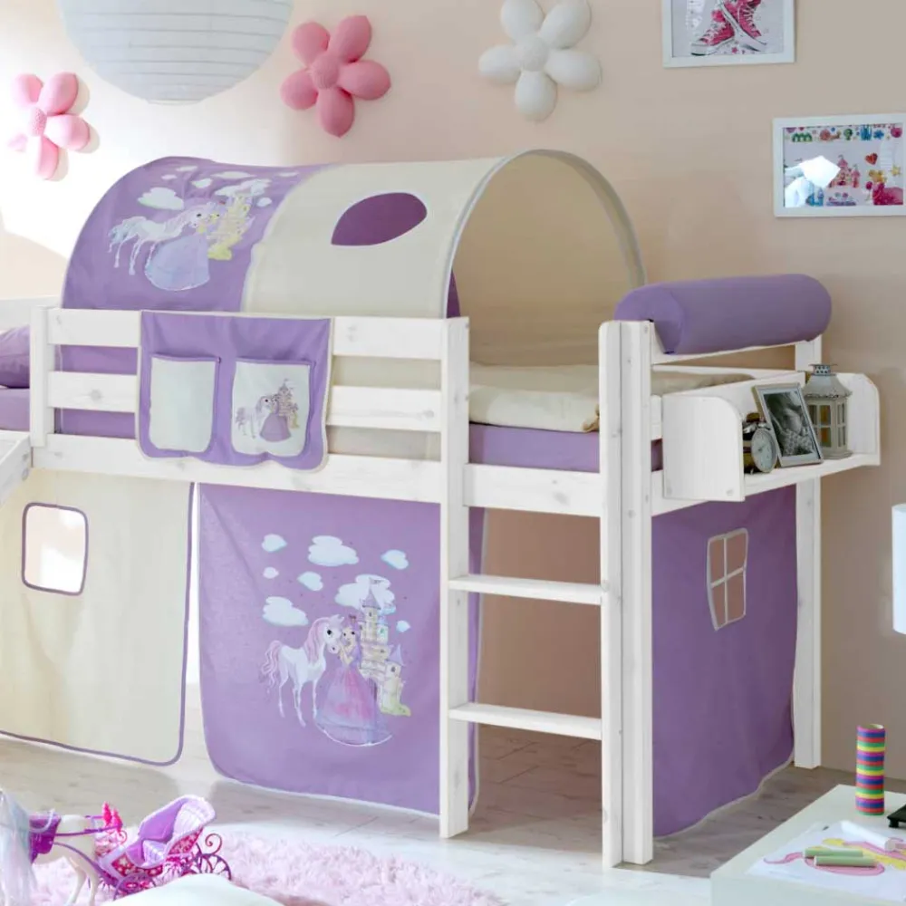 Wohnen Kindermöbel|Kinderbetten*Rutschbett Samantra im Prinzessin Design