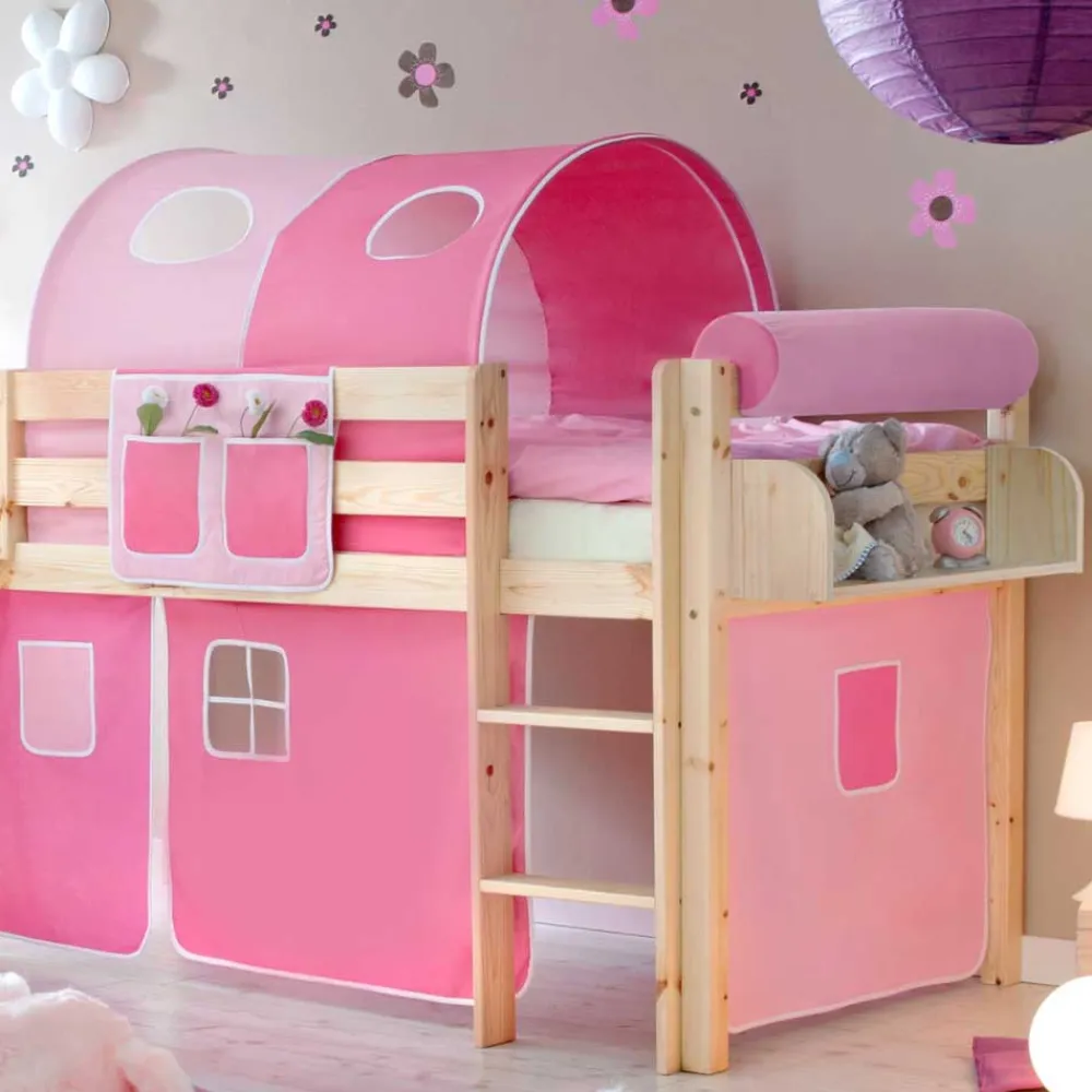 Kinder Wohnen Rutschbett Vizz aus Kiefer Massivholz