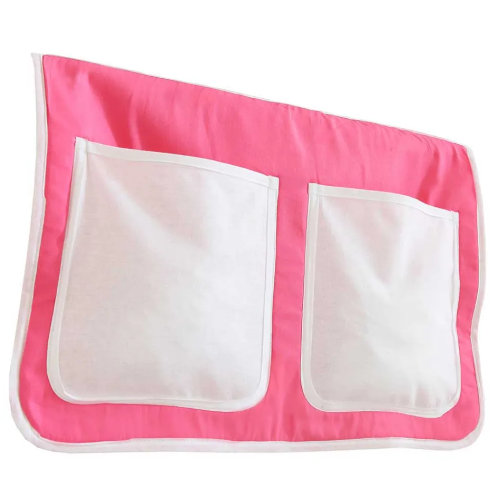 Wohnen Kinderbetten*Rutsche Buchenholz Hochbett in Weiß - Leontine