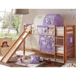 Wohnen Kinderbetten*Rutsche Doppekstockbett für Mädchen - Baltea
