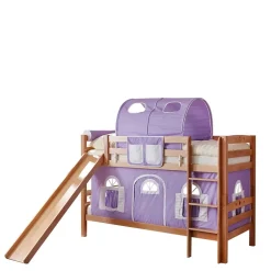 Wohnen Kindermöbel|Kinderbetten*Rutsche Doppelstockbett aus Buche Natur - Hamjon
