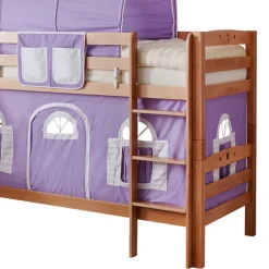 Wohnen Kindermöbel|Kinderbetten*Rutsche Doppelstockbett aus Buche Natur - Hamjon