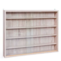 Wohnen Vitrinen|Wohnzimmer-Vitrinen*Sammler Hängevitrine Taupos in Eiche Sonoma