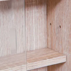 Wohnen Vitrinen|Wohnzimmer-Vitrinen*Sammler Hängevitrine Taupos in Eiche Sonoma