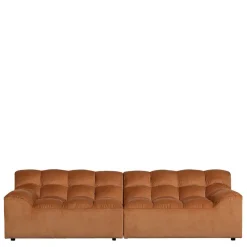 Wohnen Sofas|Sofa*Samt Designcouch in Terracotta - Gracey