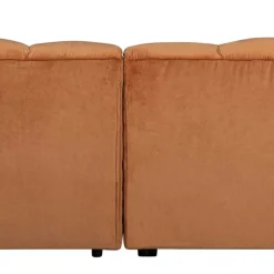 Wohnen Sofas|Sofa*Samt Designcouch in Terracotta - Gracey