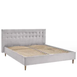 Wohnen Samt Doppelbett mit Bettkasten - Diadonna