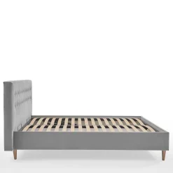 Wohnen Samt Doppelbett mit Bettkasten - Diadonna