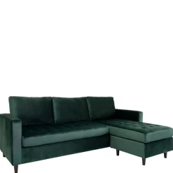 Wohnen Samt Ecksofa Schenkel links oder rechts - Ciacoga