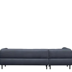 Wohnen Sofas|Sofa*Samt L-Sofa in Dunkelgrau - Roccoss
