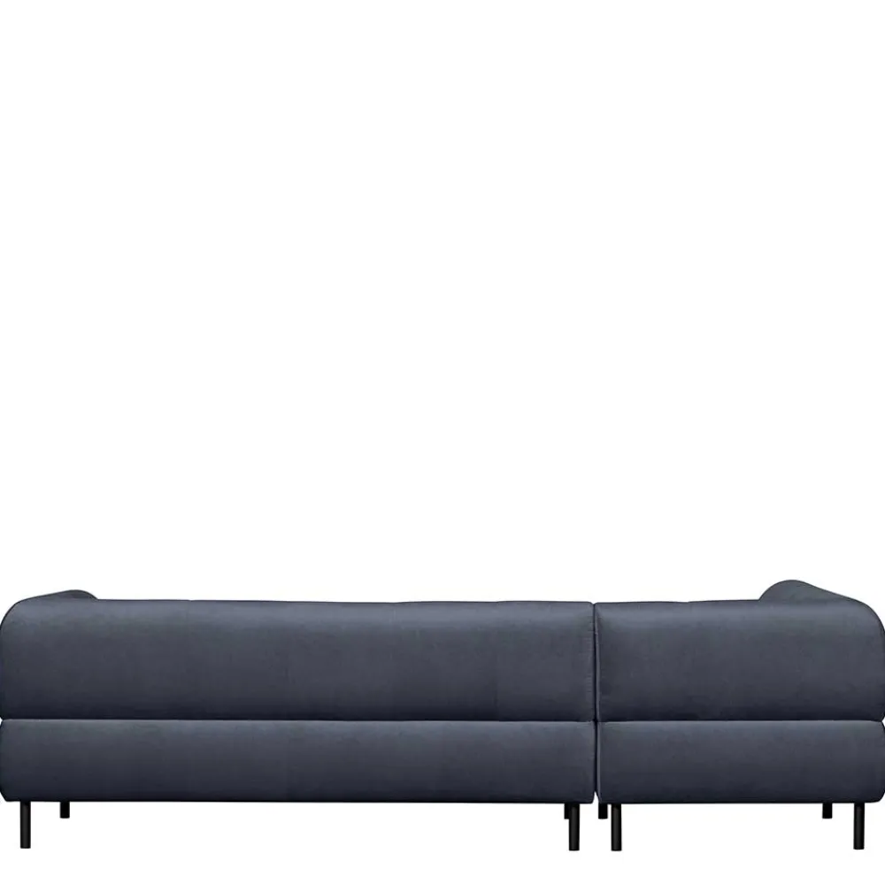 Wohnen Sofas|Sofa*Samt L-Sofa in Dunkelgrau - Roccoss