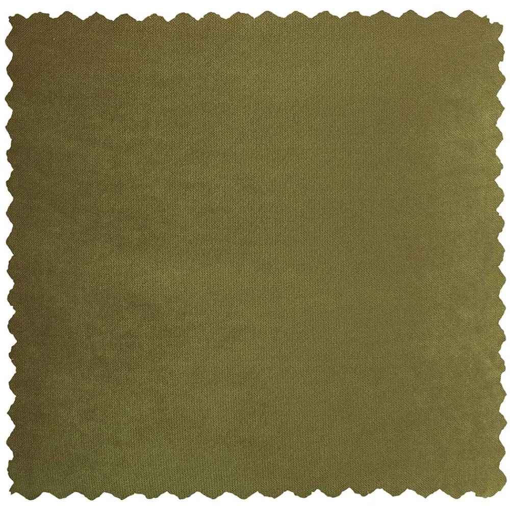 Wohnen Schwarze Möbel|Sessel & Hocker*Samt Retro Sessel in Khaki Grün - Giva
