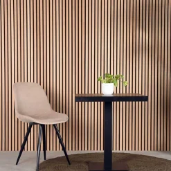 Wohnen Samt Schalenstuhl in Beige - Jesafina (2er Set)