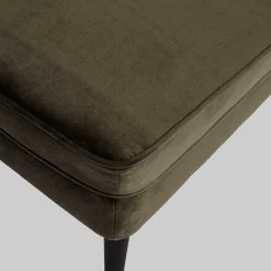 Wohnen Barhocker|Hocker*Samthocker in Dunkelgrün - Luzius