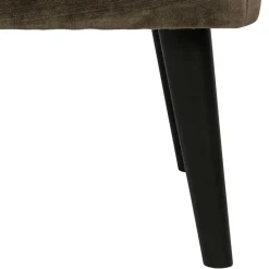 Wohnen Barhocker|Hocker*Samthocker in Dunkelgrün - Luzius